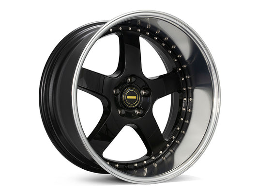 Simmons FR1 20x10 Flow Form Gloss Black Mirror Lip