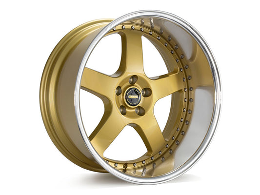 Simmons FR-1 20x10 Flow Form Gold Mirror Lip