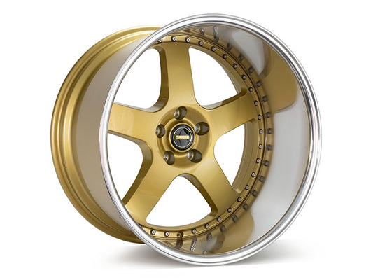 Simmons FR-1 20x12 Flow Form Gold Mirror Lip