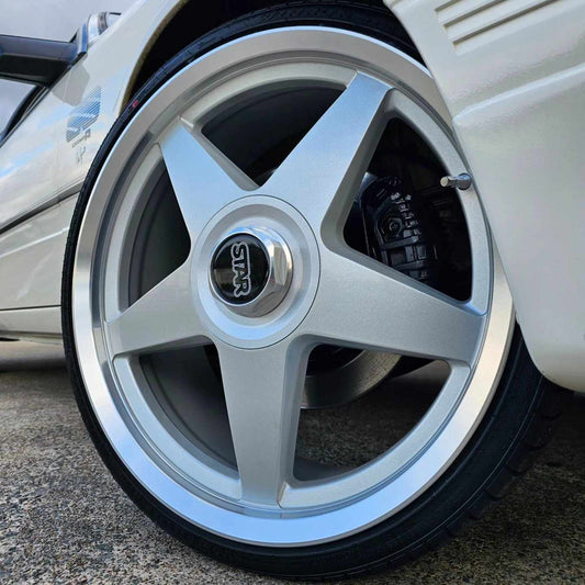 STAR WHEELS - SILVER MACHINED LIP