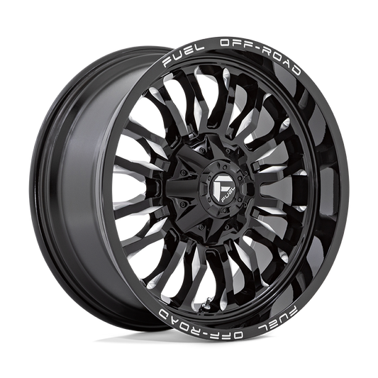 FUEL ARC D795 Gloss Black Milled