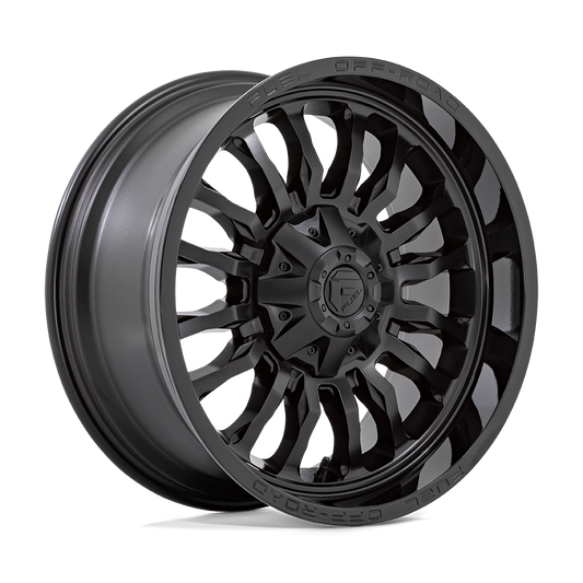 FUEL OFFROAD WHEELS - D796 ARC Matte Black Gloss Black Lip