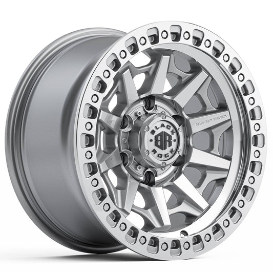 BLACK ROCK CAGE Silver Machined