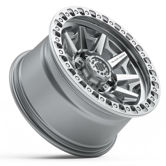 BLACK ROCK CAGE Silver Machined