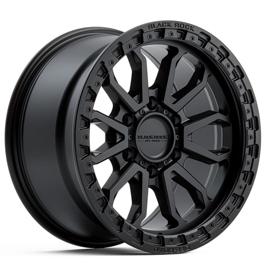 BLACK ROCK WHEELS - COBRA Satin Black