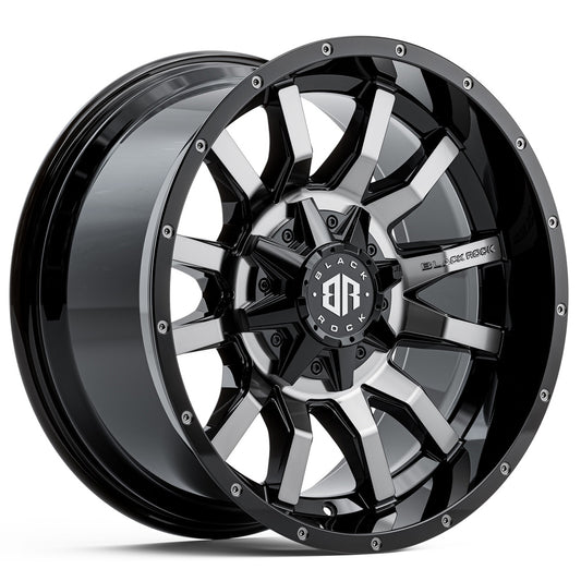 BLACK ROCK PREDATOR Gloss Black Tinted