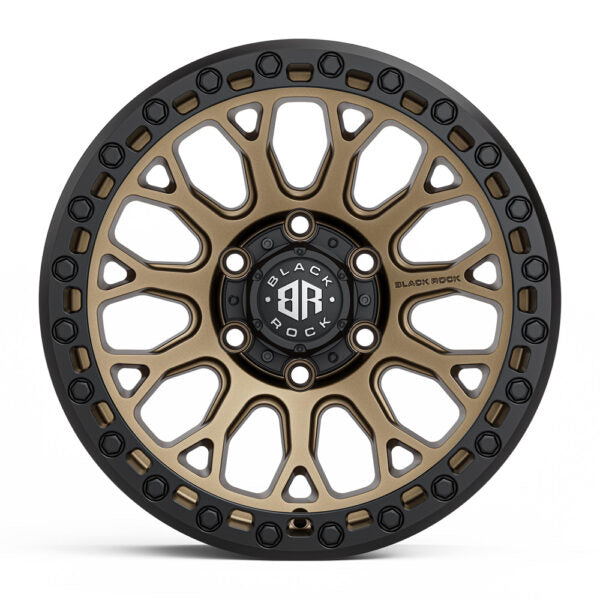 BLACK ROCK SPIDER Dark Bronze Black Ring