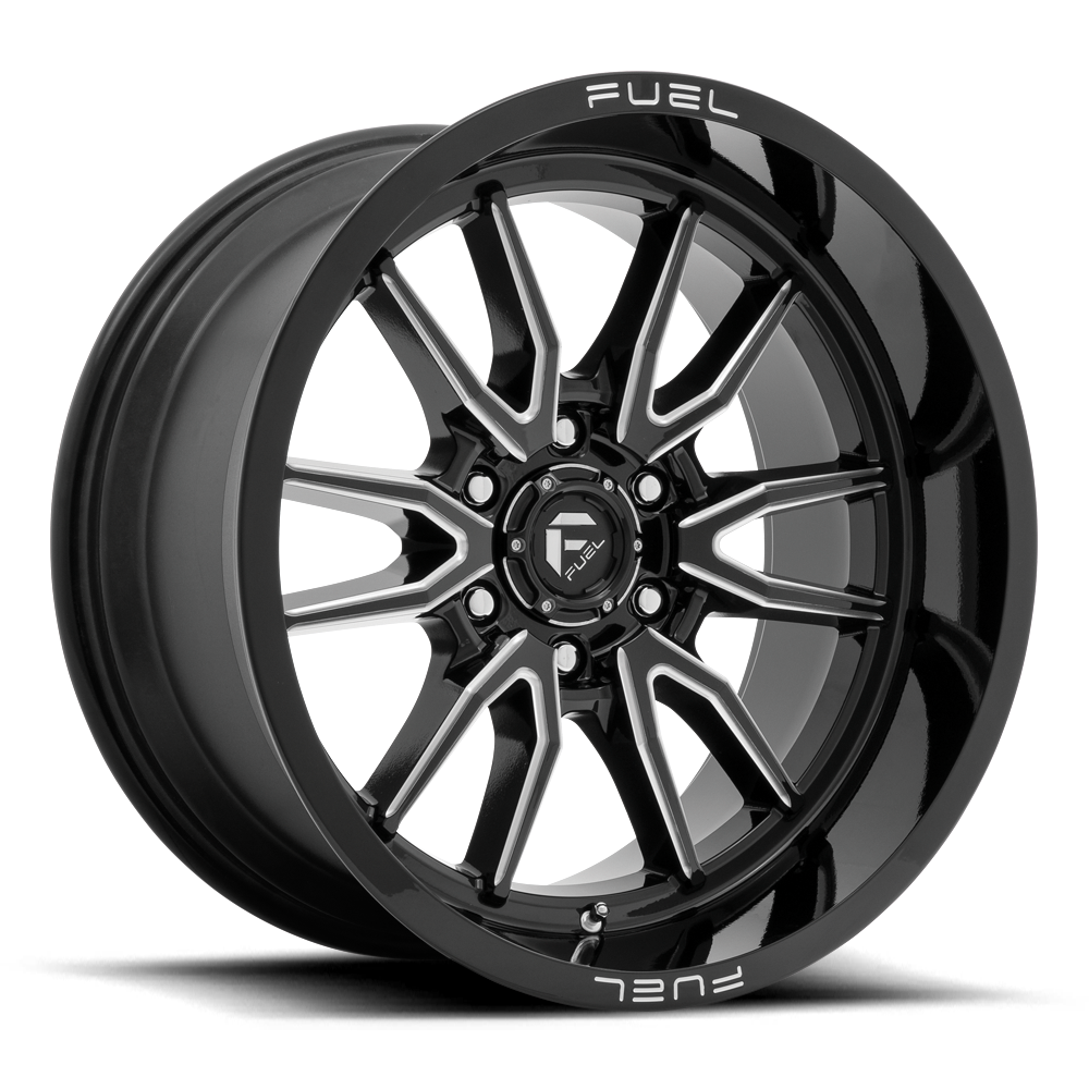 FUEL CLASH 6 D761 Gloss Black Milled