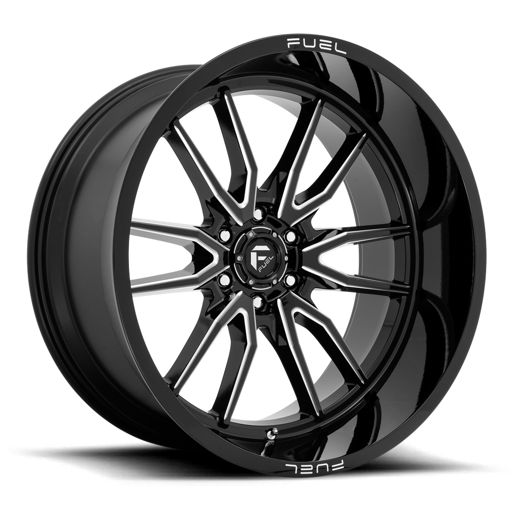 FUEL CLASH 6 D761 Gloss Black Milled