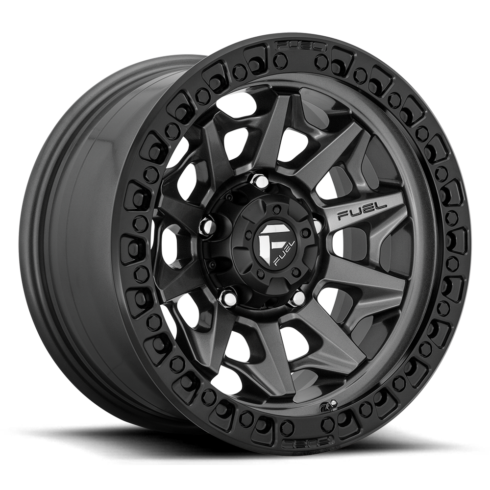 FUEL COVERT D716 Matte Gunmetal Black Bead Ring