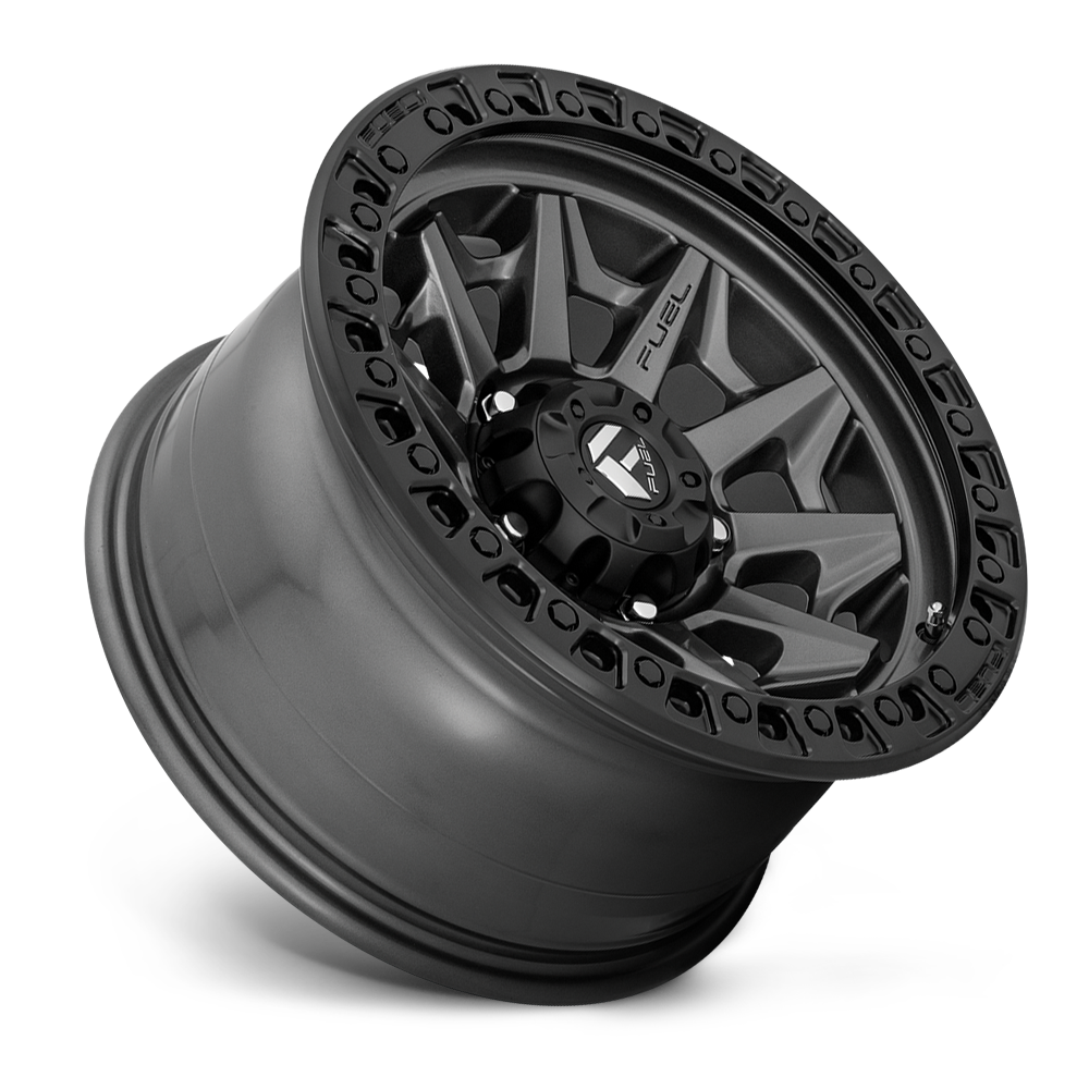 FUEL COVERT D716 Matte Gunmetal Black Bead Ring