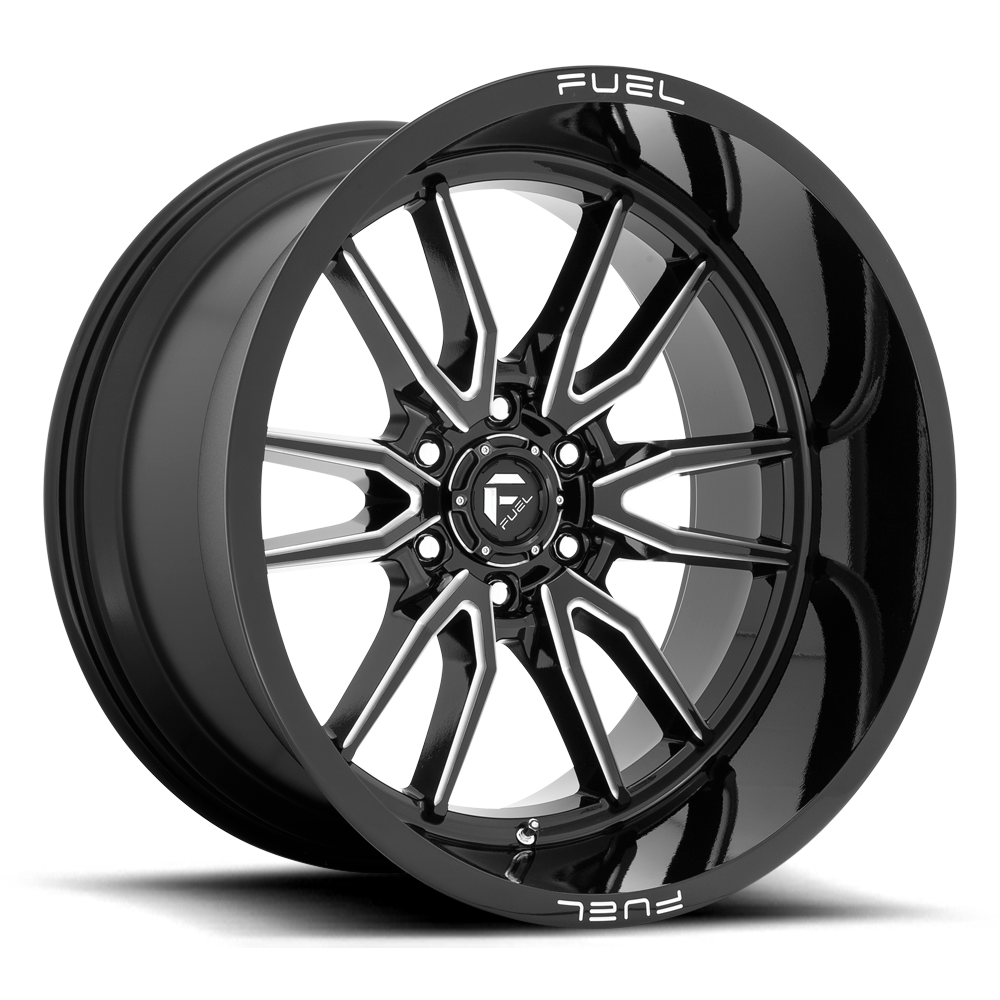 FUEL CLASH 6 D761 Gloss Black Milled