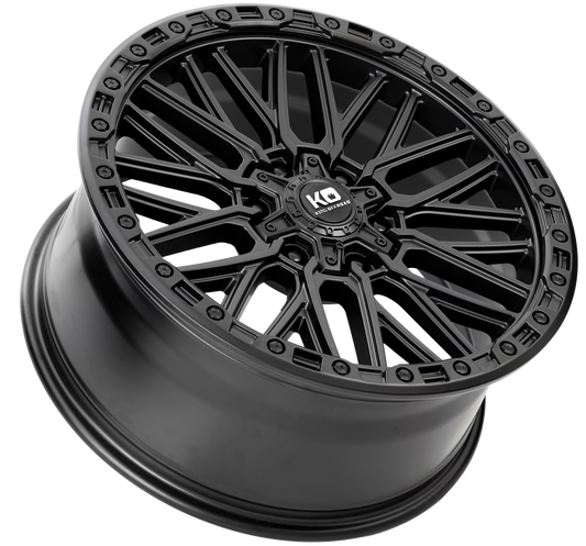 KING DECEIT Satin Black Gloss Rivets