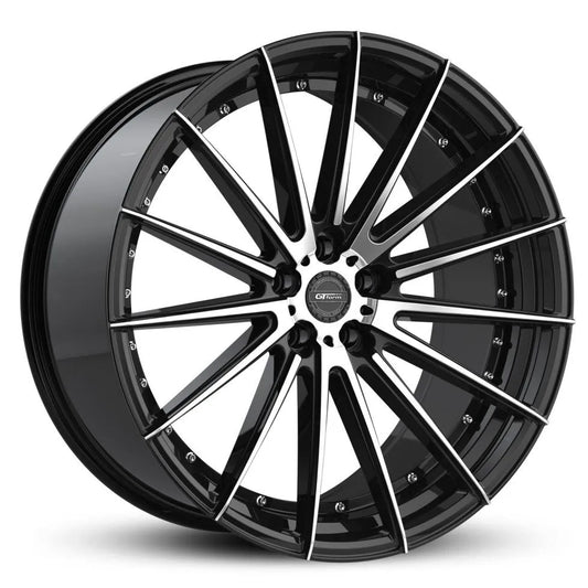 GT FORM WHEELS - ANVIL Gloss Black Machined Face