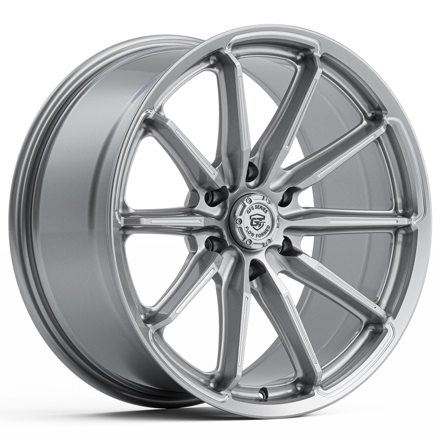 GT FORM GFS6 Gloss Silver Milled