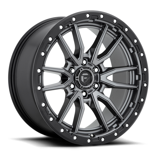 FUEL REBEL D680 Matte Gunmetal Black Bead Ring