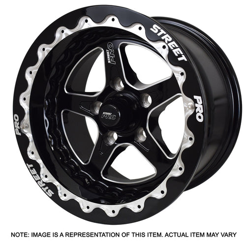 Street Pro ll Convo Pro Wheel - 002 Series Black Bead Lock Style