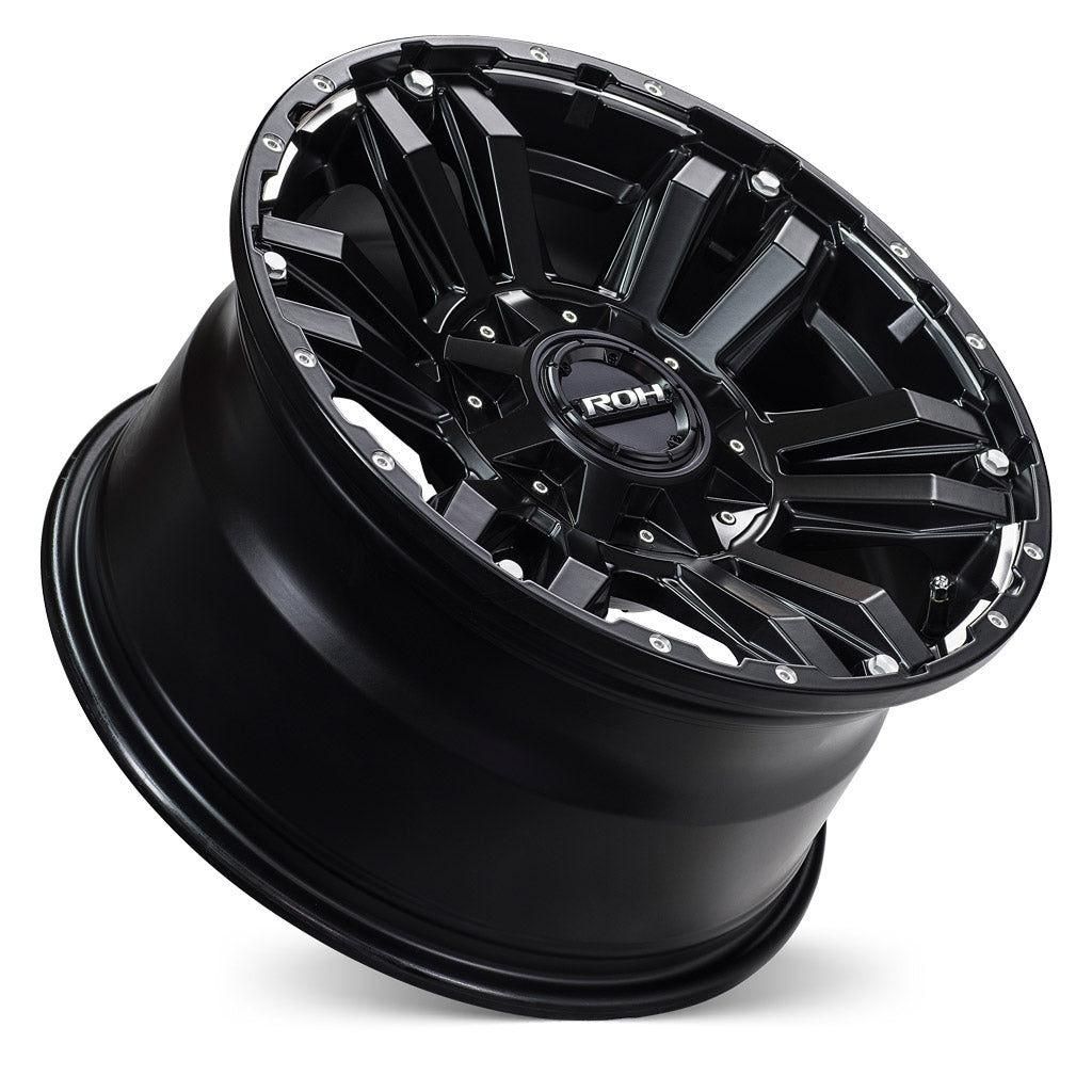 ROH VAPOUR Matt Black with Silver Bolts