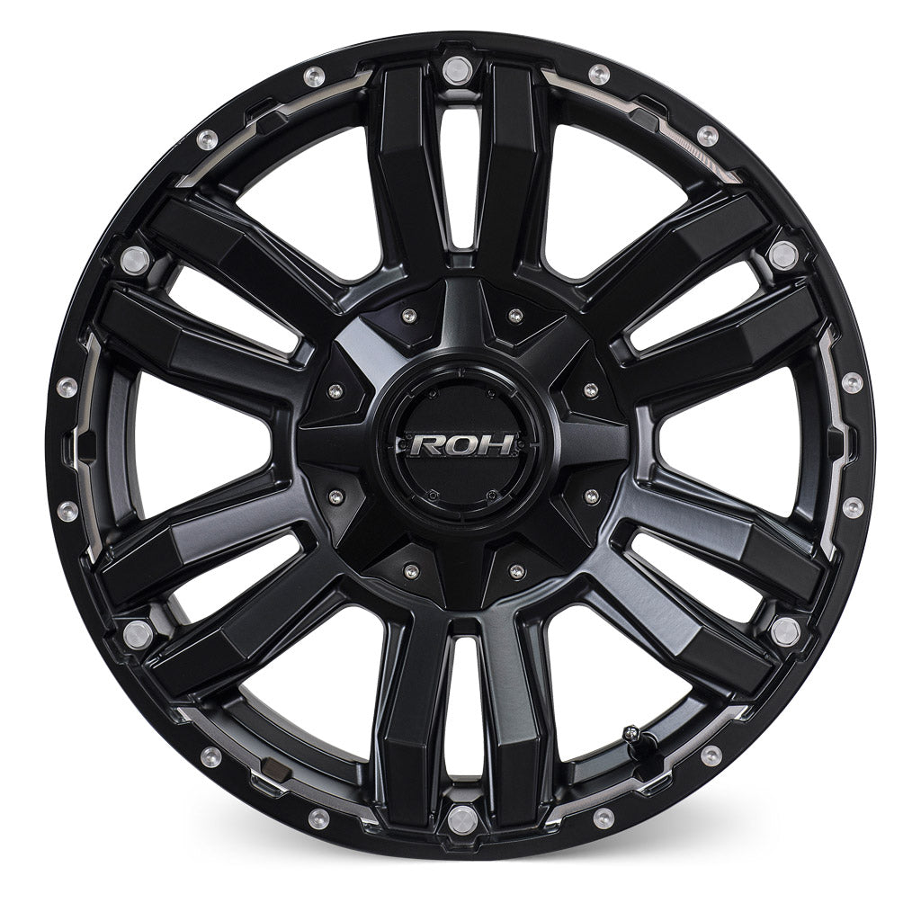 ROH VAPOUR Matt Black with Silver Bolts