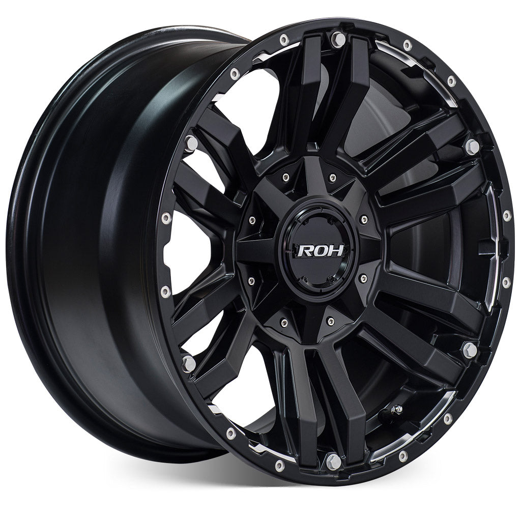 ROH VAPOUR Matt Black with Silver Bolts