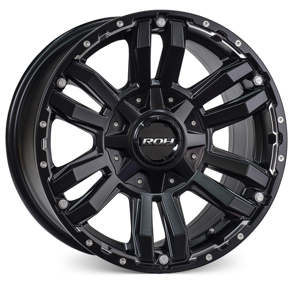 ROH VAPOUR Matt Black with Silver Bolts