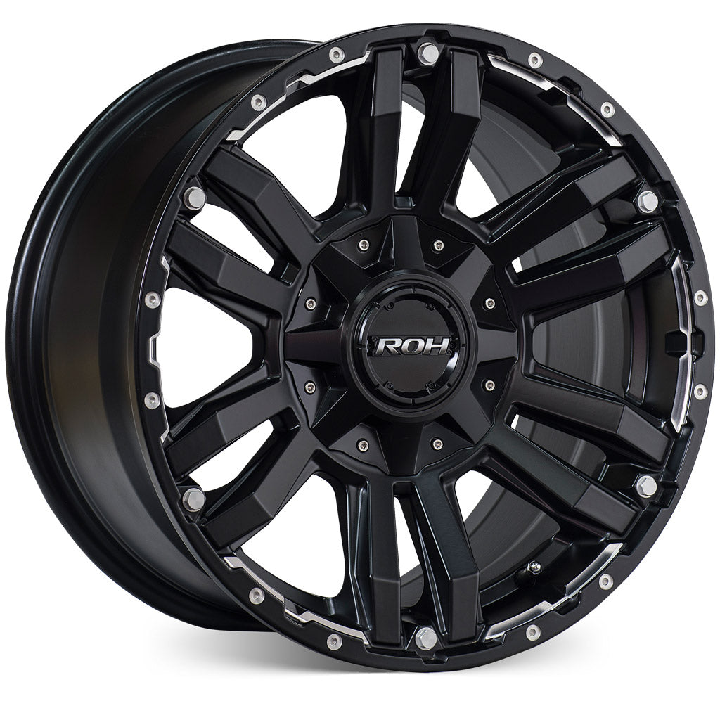 ROH VAPOUR Matt Black with Silver Bolts