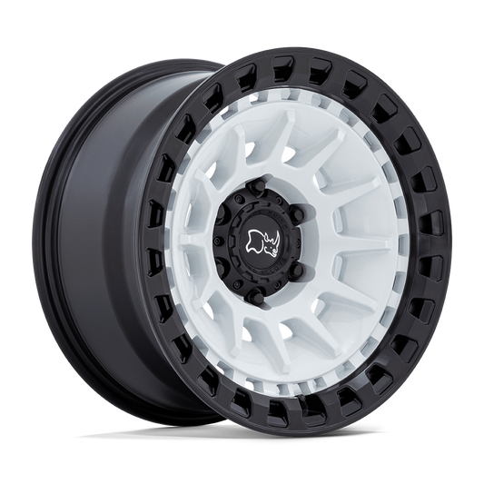 BLACK RHINO WHEELS - BARRAGE Gloss White on Matte Black