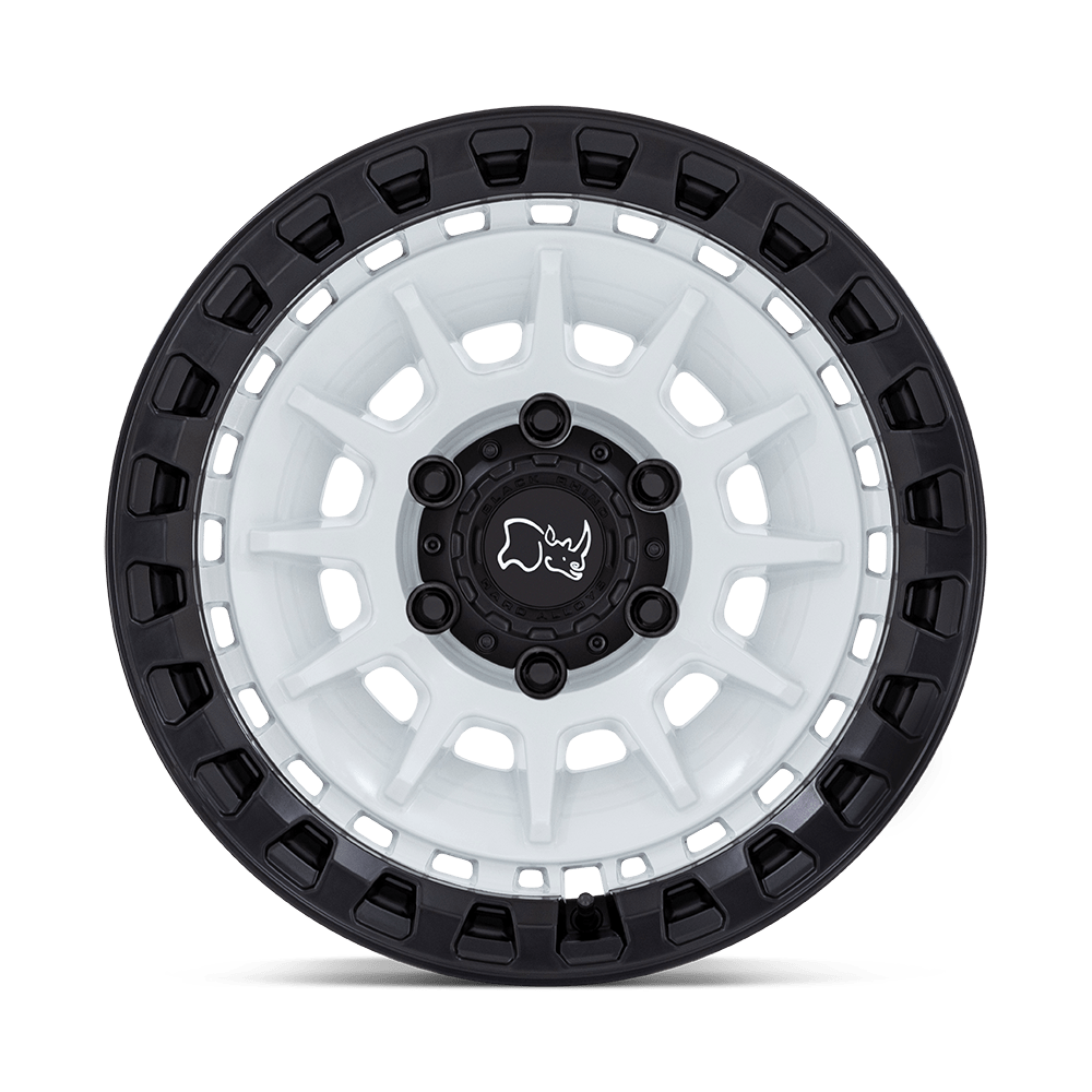 BLACK RHINO BARRAGE Gloss White on Matte Black