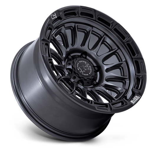BLACK RHINO RIVAL Matte Gunmetal Black Lip