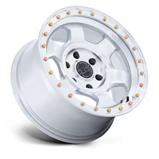 BLACK RHINO TROOPER Gloss Silver Machine Face