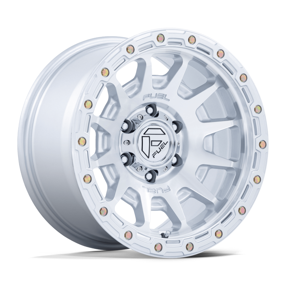 FUEL FORTRESS Gloss Silver Machine Face