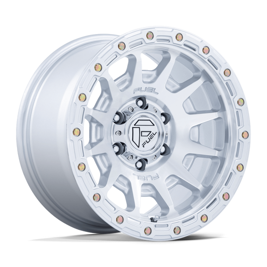 FUEL FORTRESS Gloss Silver Machine Face