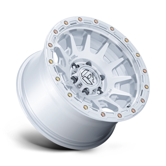 FUEL FORTRESS Gloss Silver Machine Face