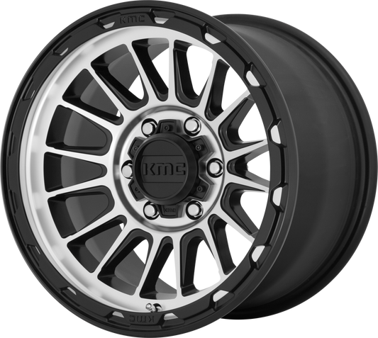 KMC IMPACT KM542 SATIN BLACK MACHINED