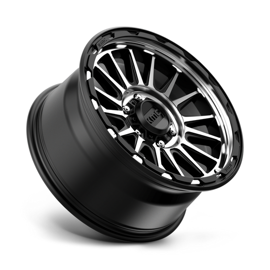 KMC IMPACT KM542 SATIN BLACK MACHINED