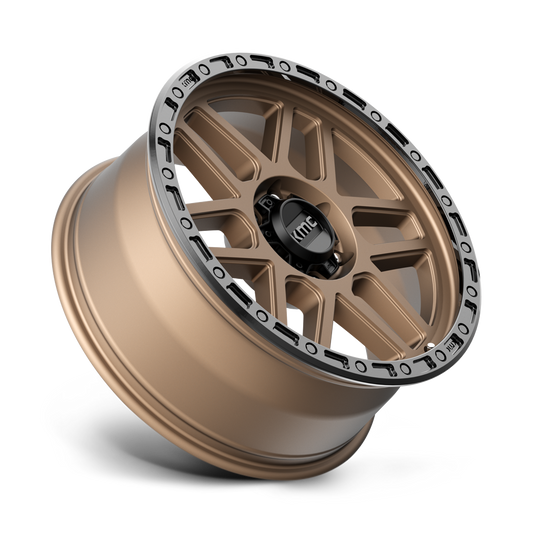 KMC MESA KM544 MATTE BRONZE BLACK LIP