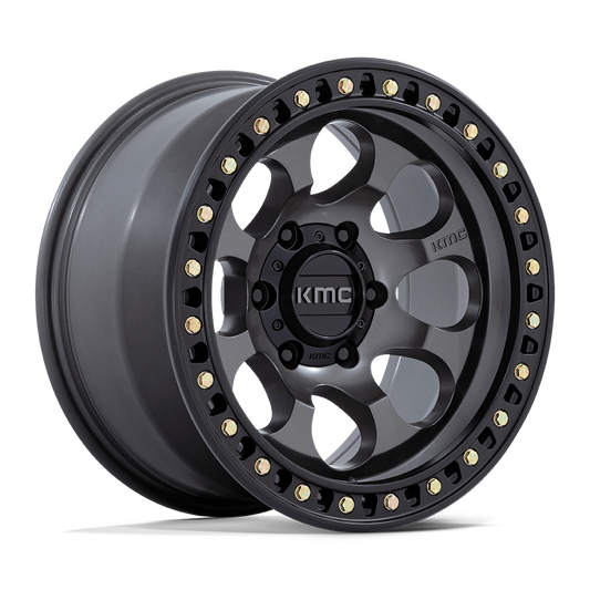 KMC RIOT SBL KM550 Anthracite  Black Lip
