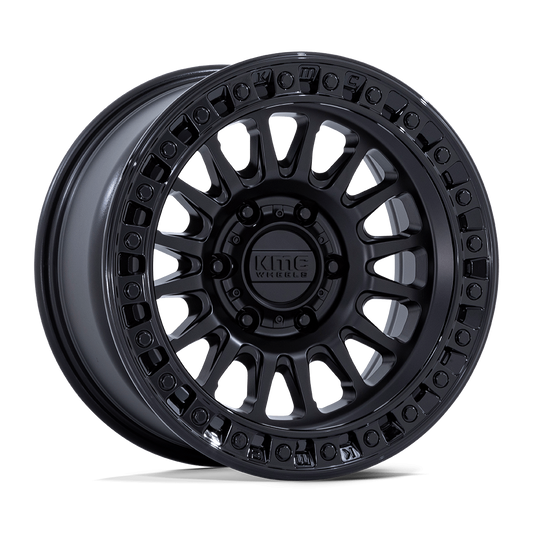 KMC WHEELS - IMS KM552 Matte Black Gloss Black Ring