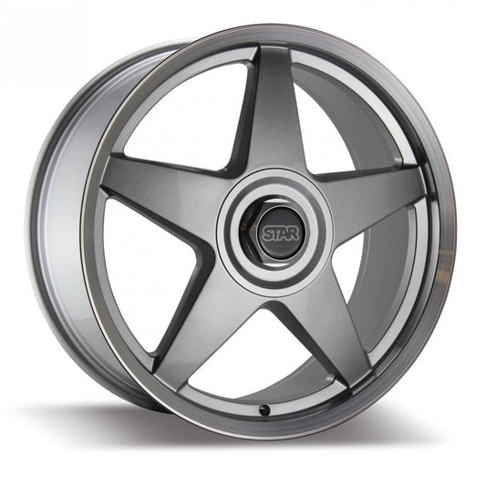 STAR WHEELS - SILVER MACHINED LIP