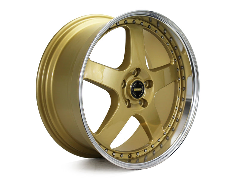 Simmonds Rims Gold SIMMONS FR1 Gold with Polish Lip β Gas Wheels & Tyres