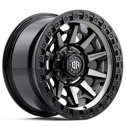 BLACK ROCK CAGE Gloss Black Tinted