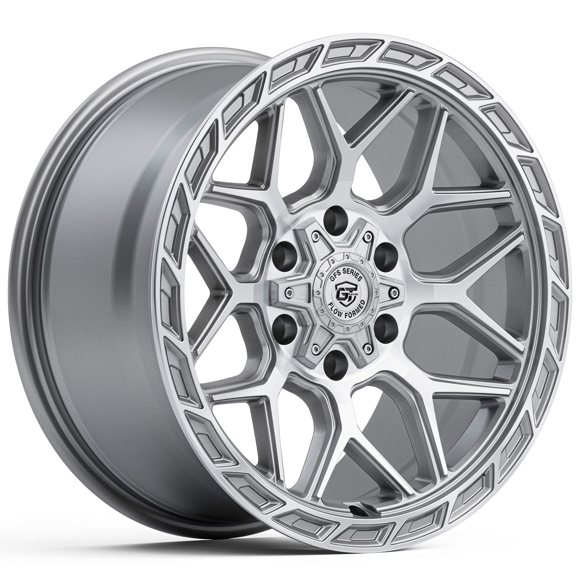 Machine Face Off Road Rims GT FORM GFS4 Silver Machined Face – Gas Wheels & Tyres