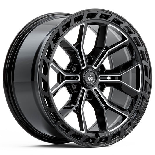 GT FORM GFS7 Gloss Black Milled