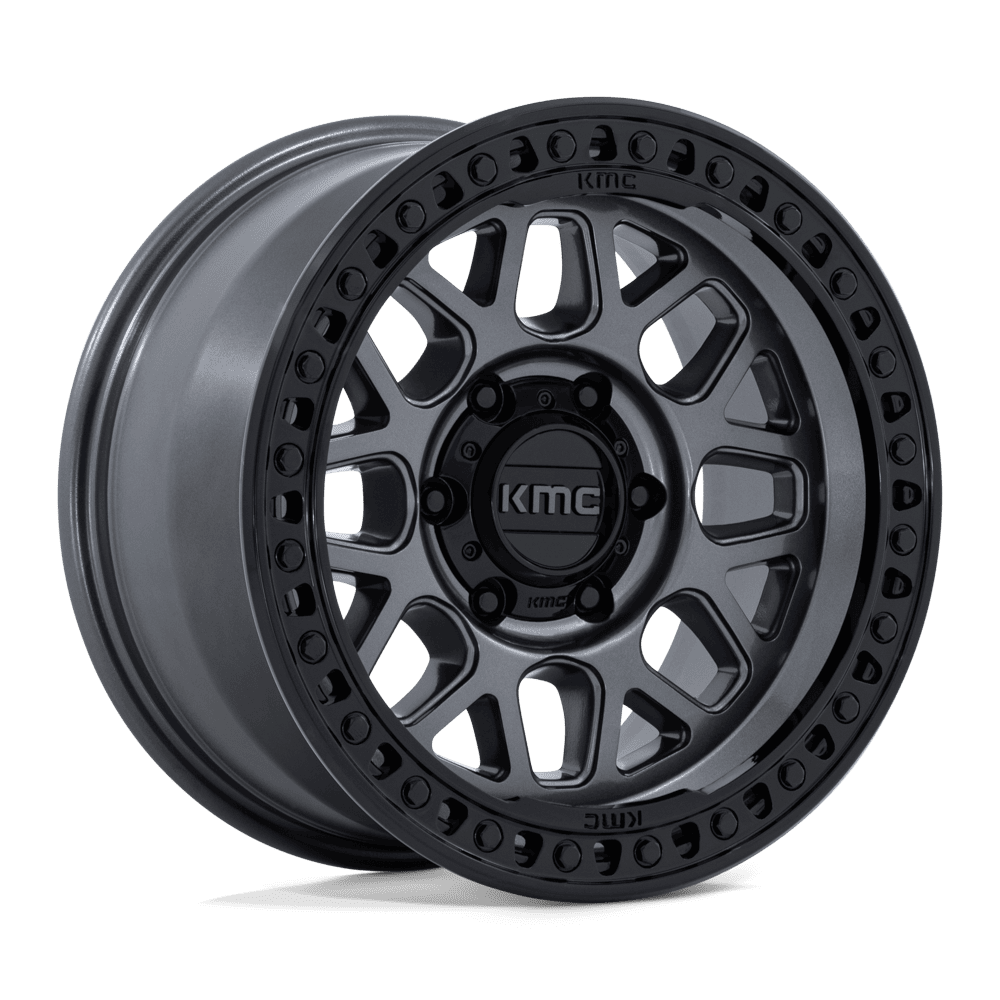 KMC GRS KM549 Gloss Gunmetal Gloss Black Ring