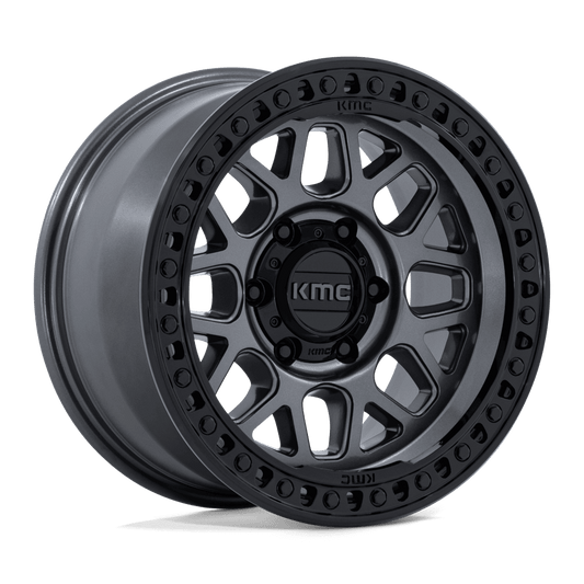 KMC GRS KM549 Gloss Gunmetal Gloss Black Ring