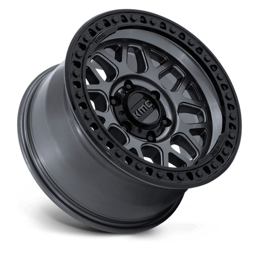 KMC GRS KM549 Gloss Gunmetal Gloss Black Ring