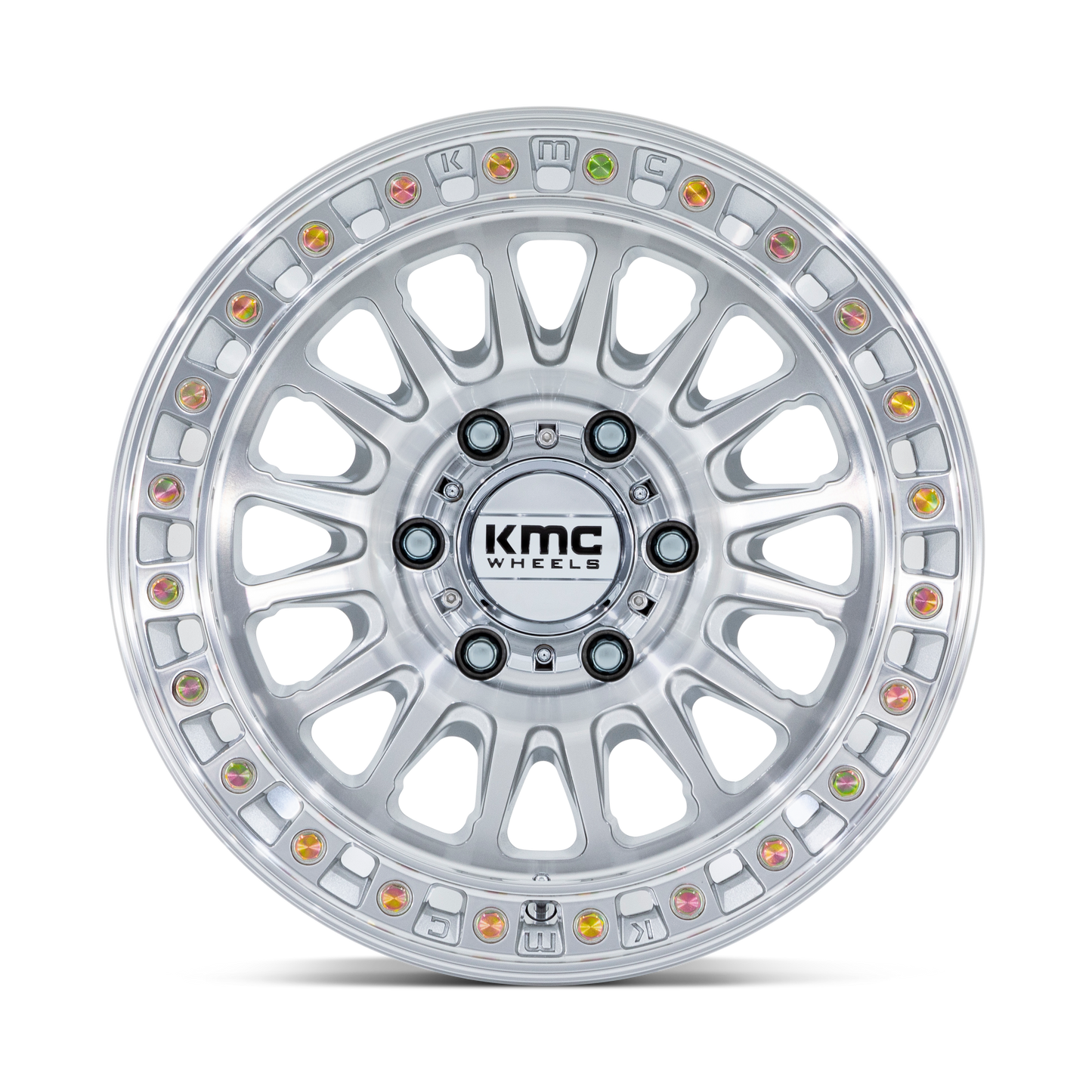 KMC IMS KM552 Gloss Silver Machine Face – Gas Wheels & Tyres