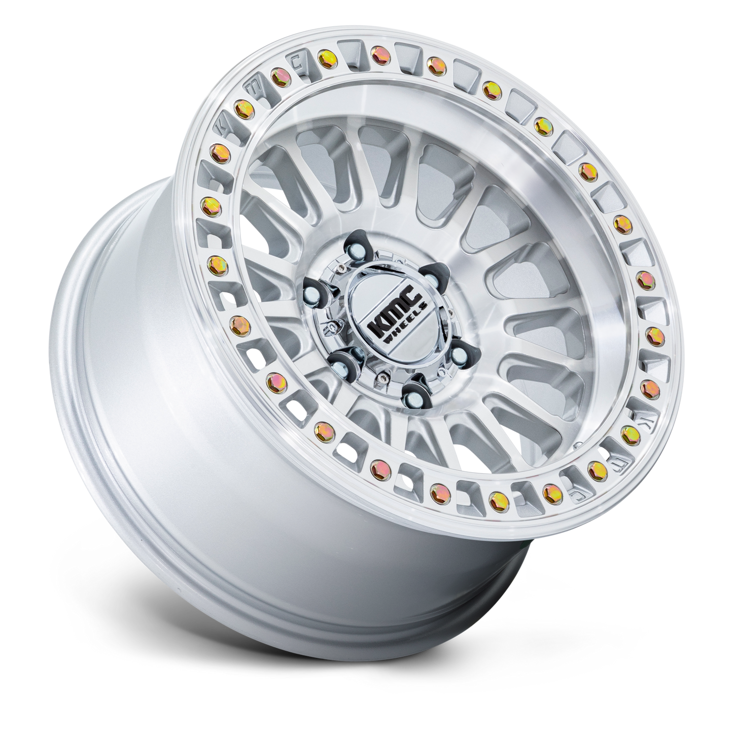 KMC IMS KM552 Gloss Silver Machine Face
