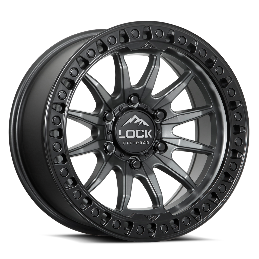 LOCK OFFROAD TRAIL Matte Grey Black Lip