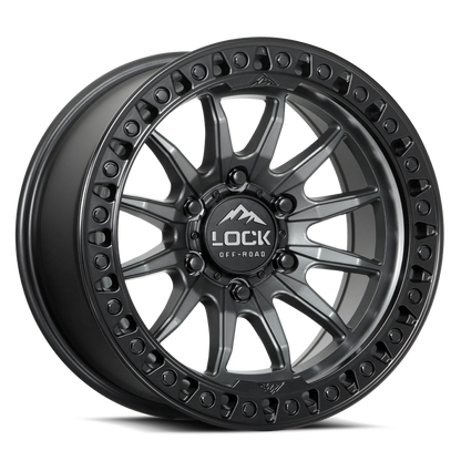 LOCK OFFROAD TRAIL Matte Grey Black Lip